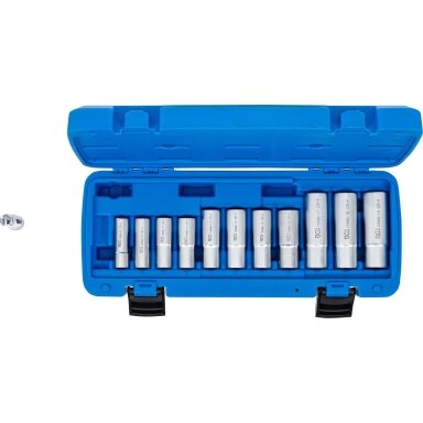 Specializuotų galvučių rinkinys su išpjova 10 mm (3/8") 8 - 19 mm. 12 vnt.