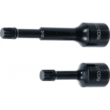 Specialus smūginių antgalių rinkinys 12,5 mm. (1/2")  Spline (XZN) M12. VAG. 2 vnt.