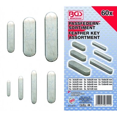 Spraustukų rinkinys 60vnt. Spraustukų rinkinys 60vnt.