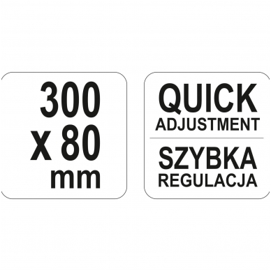 Spaustuvai F-tipo, kaltinis plienas, chromuoti 300x80mm 1 Spaustuvai F-tipo, kaltinis plienas, chromuoti 300x80mm 1