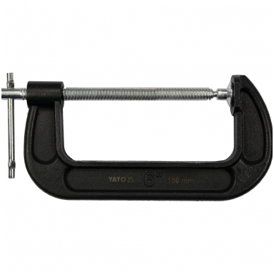 Spaustuvas su varžtu "C" tipo 6", 150 mm Spaustuvas su varžtu "C" tipo 6", 150 mm