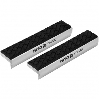 Spaustuvų lūpų apsaugos gumuotos - Aliuminis - 125 mm 2 vnt. Spaustuvų lūpų apsaugos gumuotos - Aliuminis - 125 mm 2 vnt.