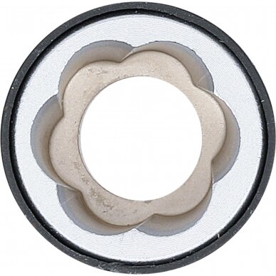 Speciali galvutė (spiralinis profilis) / sraigtinis ištraukiklis išorinis šešiakampis 17mm. 17mm. 1 Speciali galvutė (spiralinis profilis) / sraigtinis ištraukiklis išorinis šešiakampis 17mm. 17mm. 1