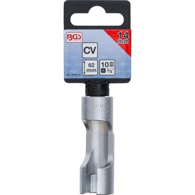 Speciali galvutė su įšpjova 10 mm (3/8") 14 mm. 2 Speciali galvutė su įšpjova 10 mm (3/8") 14 mm. 2