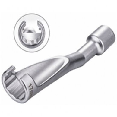 Specialus įpurškimo linijų veržliaraktis BMW, VW, 1/2" 14mm. 1 Specialus įpurškimo linijų veržliaraktis BMW, VW, 1/2" 14mm. 1