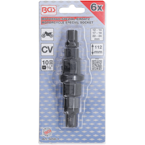 Specialus adapteris 10mm. (3/8") 12 - 24mm. 2 Specialus adapteris 10mm. (3/8") 12 - 24mm. 2