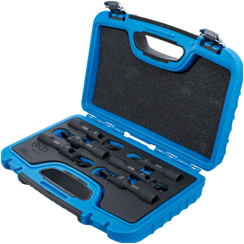 Specialių galvučių rinkinys šarnyrinės varnos koja (1/2") 12 - 19mm. 3 Specialių galvučių rinkinys šarnyrinės varnos koja (1/2") 12 - 19mm. 3
