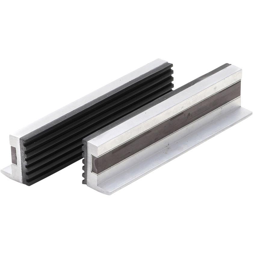 Spaustuvų lūpų apsaugos gumuotos - Aliuminis - 125 mm - 2 vnt. Spaustuvų lūpų apsaugos gumuotos - Aliuminis - 125 mm - 2 vnt.