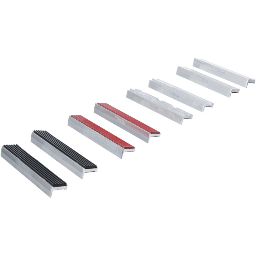 Spaustivų lūpų apsaugų rinkinys - Aliuminis - 150 mm- 8 vnt. 2 Spaustivų lūpų apsaugų rinkinys - Aliuminis - 150 mm- 8 vnt. 2