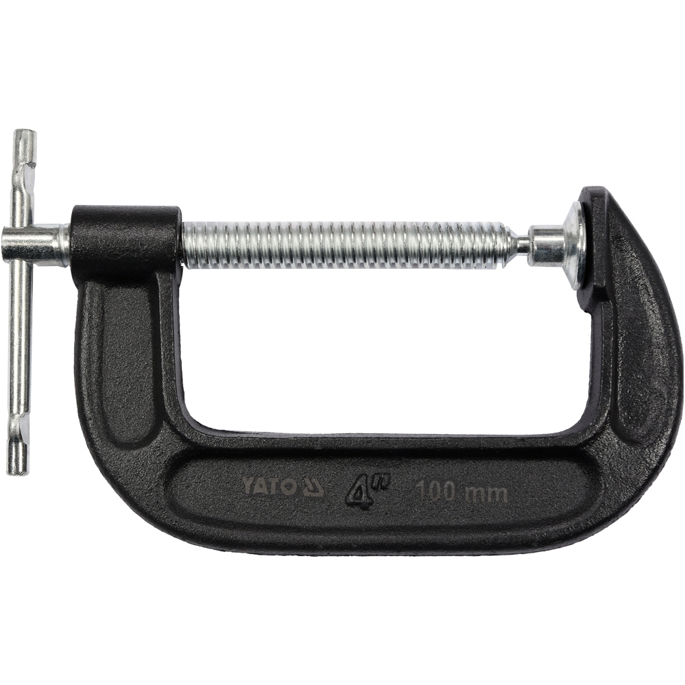 Spaustuvas su varžtu "C" tipo 4", 100 mm Spaustuvas su varžtu "C" tipo 4", 100 mm
