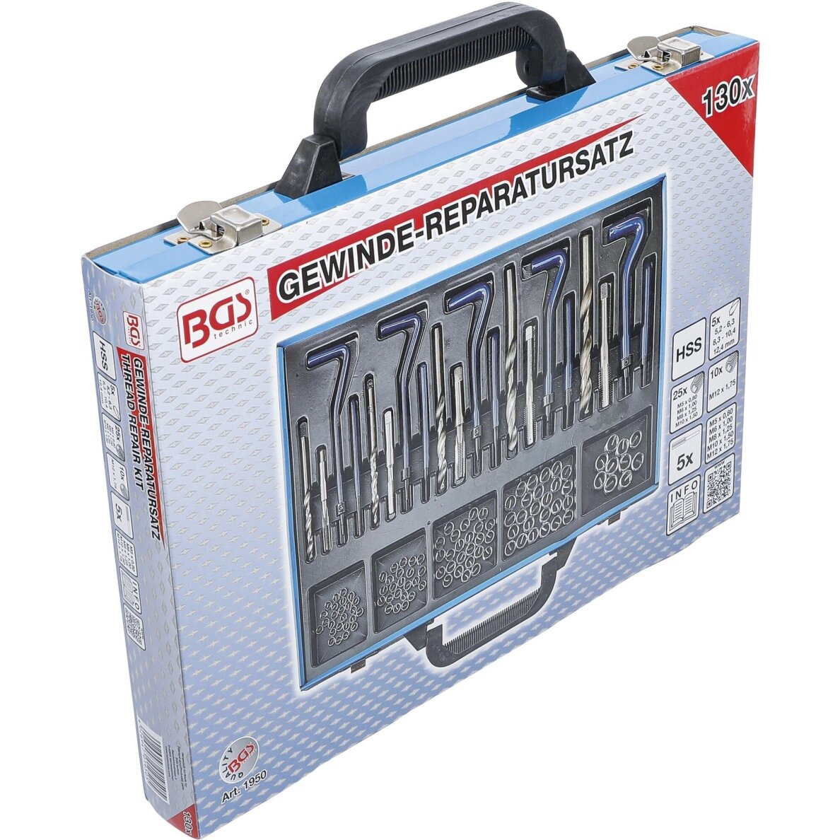 Sriegio darymo, atnaujinimo, remonto rinkinys M5-M12  130vnt. 8