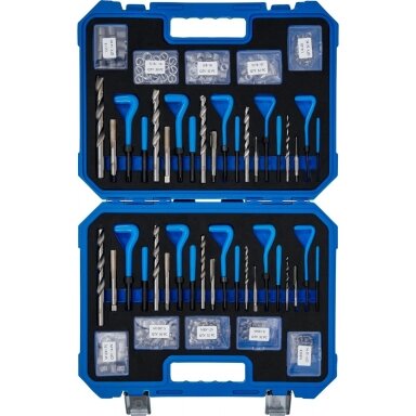 Sriegio remonto rinkinys,  metriniai - coliniai,  M5 - M12, 1/4" - 1/2" 320 vnt.