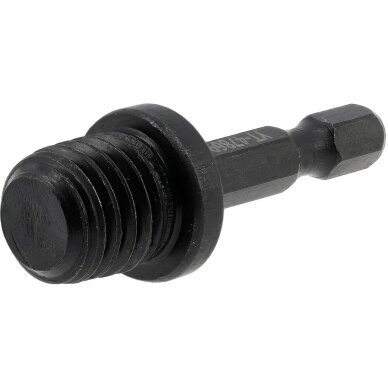 Sriegio M14 adapteris į HEX (1/4") 6.3 mm. 47 mm. ilgio Sriegio M14 adapteris į HEX (1/4") 6.3 mm. 47 mm. ilgio