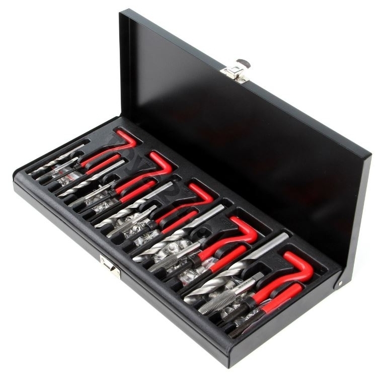 Sriegio darymo, atnaujinimo, remonto rinkinys M5-M12, 131vnt. 1 Sriegio darymo, atnaujinimo, remonto rinkinys M5-M12, 131vnt. 1