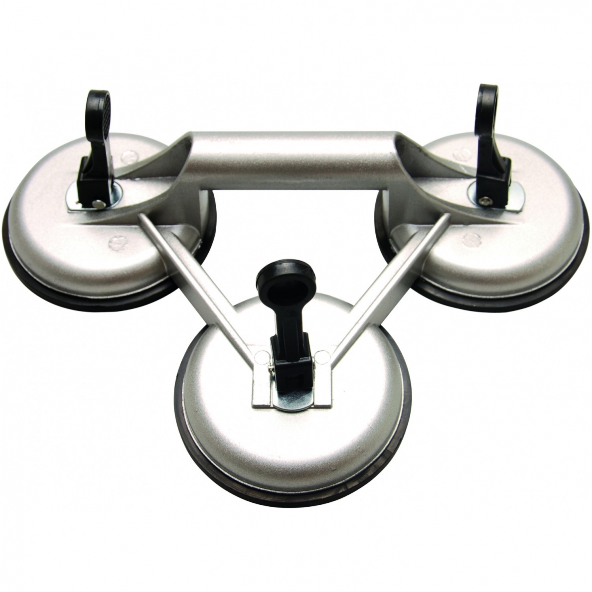Stiklų kėliklis trijų čiuptuvų aliumininis iki 95kg, 3x115 mm
