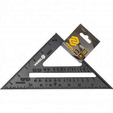Staliaus kampainis su baze aliuminis 250mm. 3 Staliaus kampainis su baze aliuminis 250mm. 3