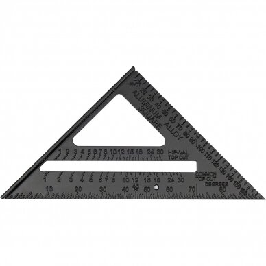 Staliaus kampainis su baze aliuminis 250mm. Staliaus kampainis su baze aliuminis 250mm.