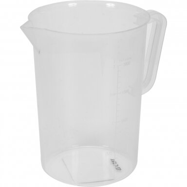 Sugraduotas plastikinis indas 2000ml