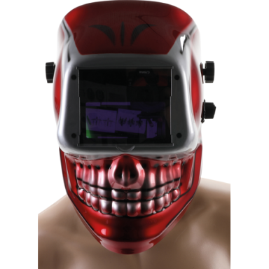 Suvirinimo šalmas "SKULL" automatinis tamsėjimas Suvirinimo šalmas "SKULL" automatinis tamsėjimas