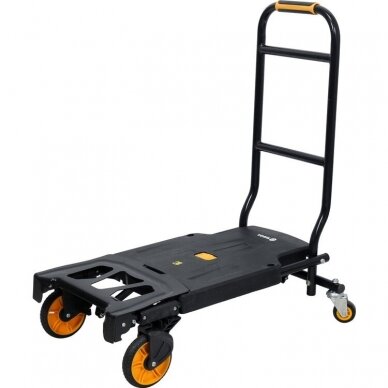 Sulankstomas transportavimo vežimėlis 2 viename, keliamoji galia 130kg. Sulankstomas transportavimo vežimėlis 2 viename, keliamoji galia 130kg.