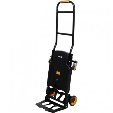Sulankstomas transportavimo vežimėlis 2 viename, keliamoji galia 130kg. 1 Sulankstomas transportavimo vežimėlis 2 viename, keliamoji galia 130kg. 1