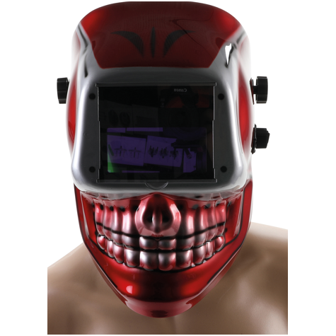 Suvirinimo šalmas "SKULL" automatinis tamsėjimas Suvirinimo šalmas "SKULL" automatinis tamsėjimas