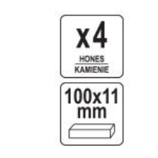 Šveitimo antgaliukai honui (YT-05821) 100 X 11 mm. 4 vnt. 1 Šveitimo antgaliukai honui (YT-05821) 100 X 11 mm. 4 vnt. 1