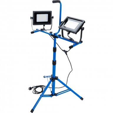 Šviesos diodų lempos / prožektoriai Duo-SMD-LED su trikoju  2 x 7000 lumens