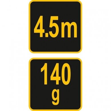 Svambalas plieninis šešiakampis su pinta virve 300g. - 4.5m. 1 Svambalas plieninis šešiakampis su pinta virve 300g. - 4.5m. 1