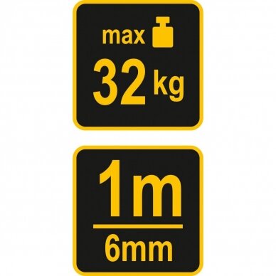Svarstyklės su rulete max. 32kg. 1 Svarstyklės su rulete max. 32kg. 1