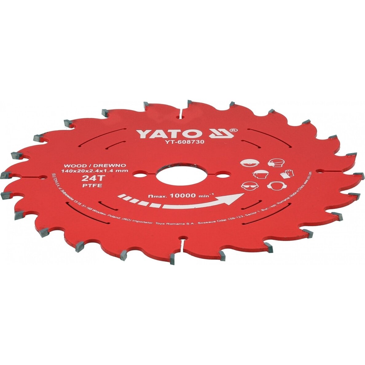 TCT pjovimo diskas medienai 165 mm. 48 dantukai 20 mm. su PTFE danga 2 TCT pjovimo diskas medienai 165 mm. 48 dantukai 20 mm. su PTFE danga 2