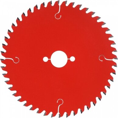 TCT pjovimo diskas aliuminiui ir spalvotiesiems metalams 165 mm. 48 dantukai 20 mm. 2 TCT pjovimo diskas aliuminiui ir spalvotiesiems metalams 165 mm. 48 dantukai 20 mm. 2