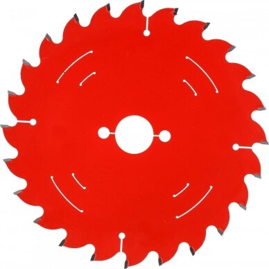 TCT pjovimo diskas medienai  165 mm. 48 dantukai  20 mm. su PTFE danga 3