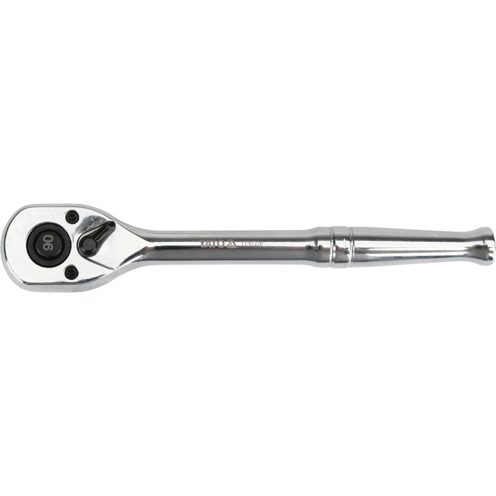 Terkšlė galvutėms chromuota 1/4" 150 mm. 90 dantukų 3 Terkšlė galvutėms chromuota 1/4" 150 mm. 90 dantukų 3