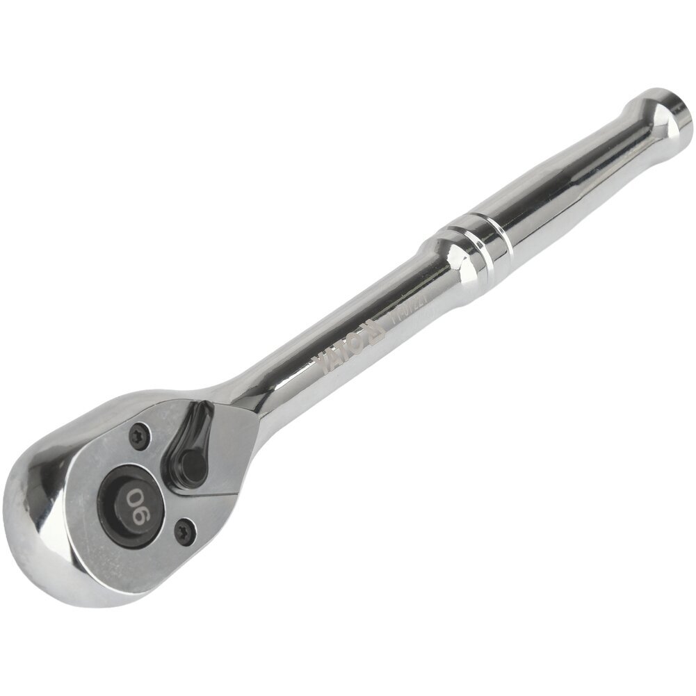 Terkšlė galvutėms chromuota 3/8" 200 mm. 90 dantukų 1 Terkšlė galvutėms chromuota 3/8" 200 mm. 90 dantukų 1