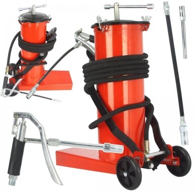 Tepimo pompa kojinė 6L+ 4m. žarna Tepimo pompa kojinė 6L+ 4m. žarna