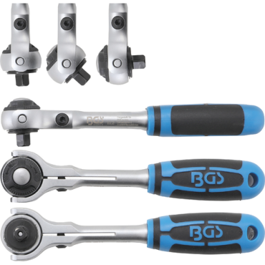 Terkšlinis raktas, 1/4", vartoma galvute 360° laipsnių Terkšlinis raktas, 1/4", vartoma galvute 360° laipsnių