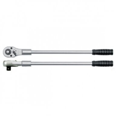 Terkšlinis raktas su greito atjungimo mygtuku, 3/4", 500mm Terkšlinis raktas su greito atjungimo mygtuku, 3/4", 500mm