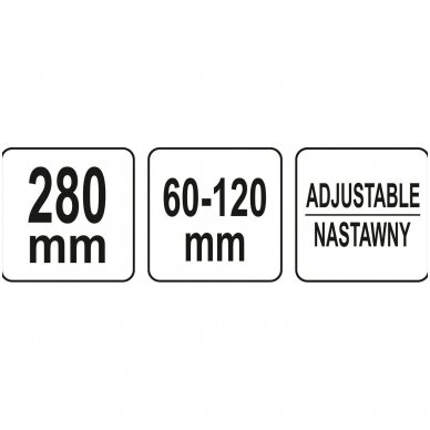 Tepalo filtro replės savireguliuojamos Ø 60 - 120mm. 2 Tepalo filtro replės savireguliuojamos Ø 60 - 120mm. 2