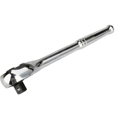 Terkšlė galvutėms chromuota  1/2" 250 mm. 90 dantukų 3