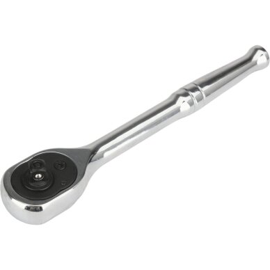 Terkšlė galvutėms chromuota 1/4" 150 mm. 90 dantukų 4 Terkšlė galvutėms chromuota 1/4" 150 mm. 90 dantukų 4