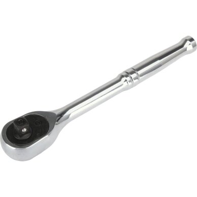 Terkšlė galvutėms chromuota 3/8" 200 mm.  90 dantukų 2