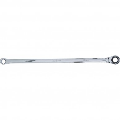 Terkšlinis žiedinis dvipusis veržliaraktis ilgas tipas 11mm. 1 Terkšlinis žiedinis dvipusis veržliaraktis ilgas tipas 11mm. 1