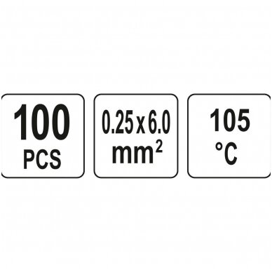 Termo gilzių/movų rinkinys su alavu 1.7 - 6mm. 100vnt. 2