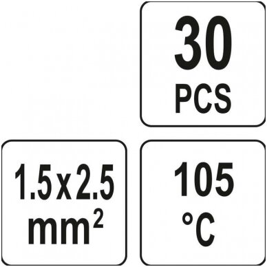 Termo gilzių/movų rinkinys su alavu 4.5mm. 30vnt. 2 Termo gilzių/movų rinkinys su alavu 4.5mm. 30vnt. 2