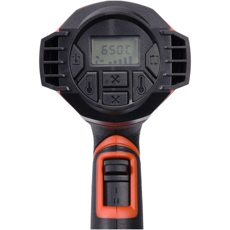 Techninis kaitinimo fenas/orpūtė LCD plastiko litavimo funkcija temp. reg. atmintis 1600W 3 Techninis kaitinimo fenas/orpūtė LCD plastiko litavimo funkcija temp. reg. atmintis 1600W 3