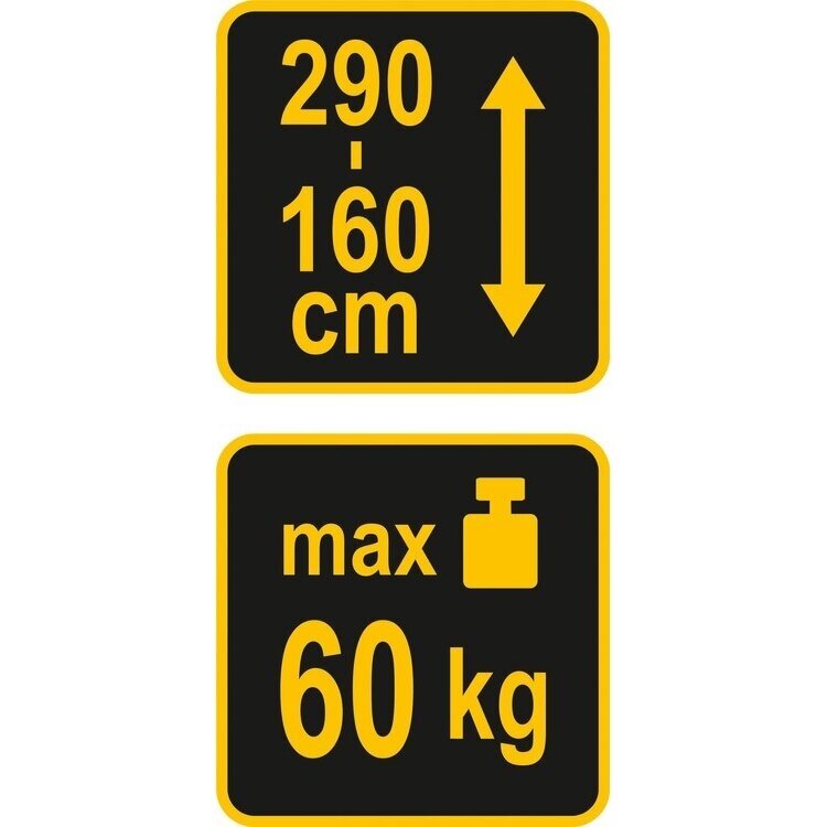 Teleskopinė atrama įtvaras 160 -290cm. 1 Teleskopinė atrama įtvaras 160 -290cm. 1