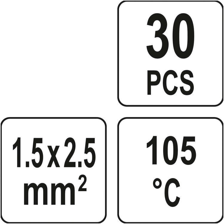 Termo gilzių/movų rinkinys su alavu 4.5mm. 30vnt. 2 Termo gilzių/movų rinkinys su alavu 4.5mm. 30vnt. 2
