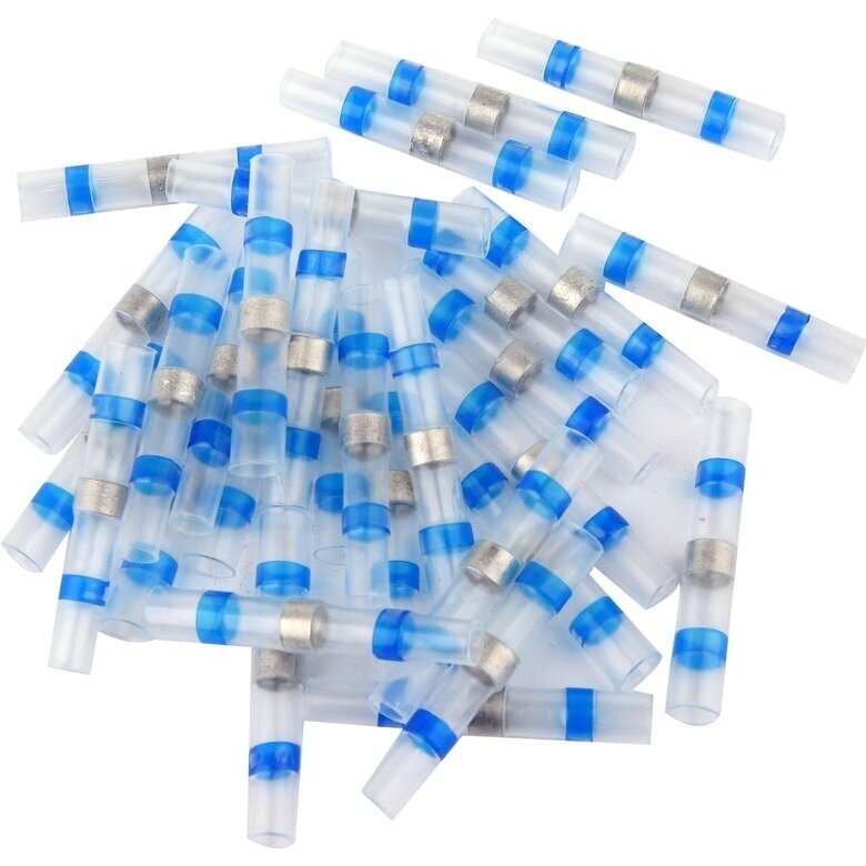 Termo gilzių / movų rinkinys su alavu 1,5-2,5mm 100vnt. Termo gilzių / movų rinkinys su alavu 1,5-2,5mm 100vnt.