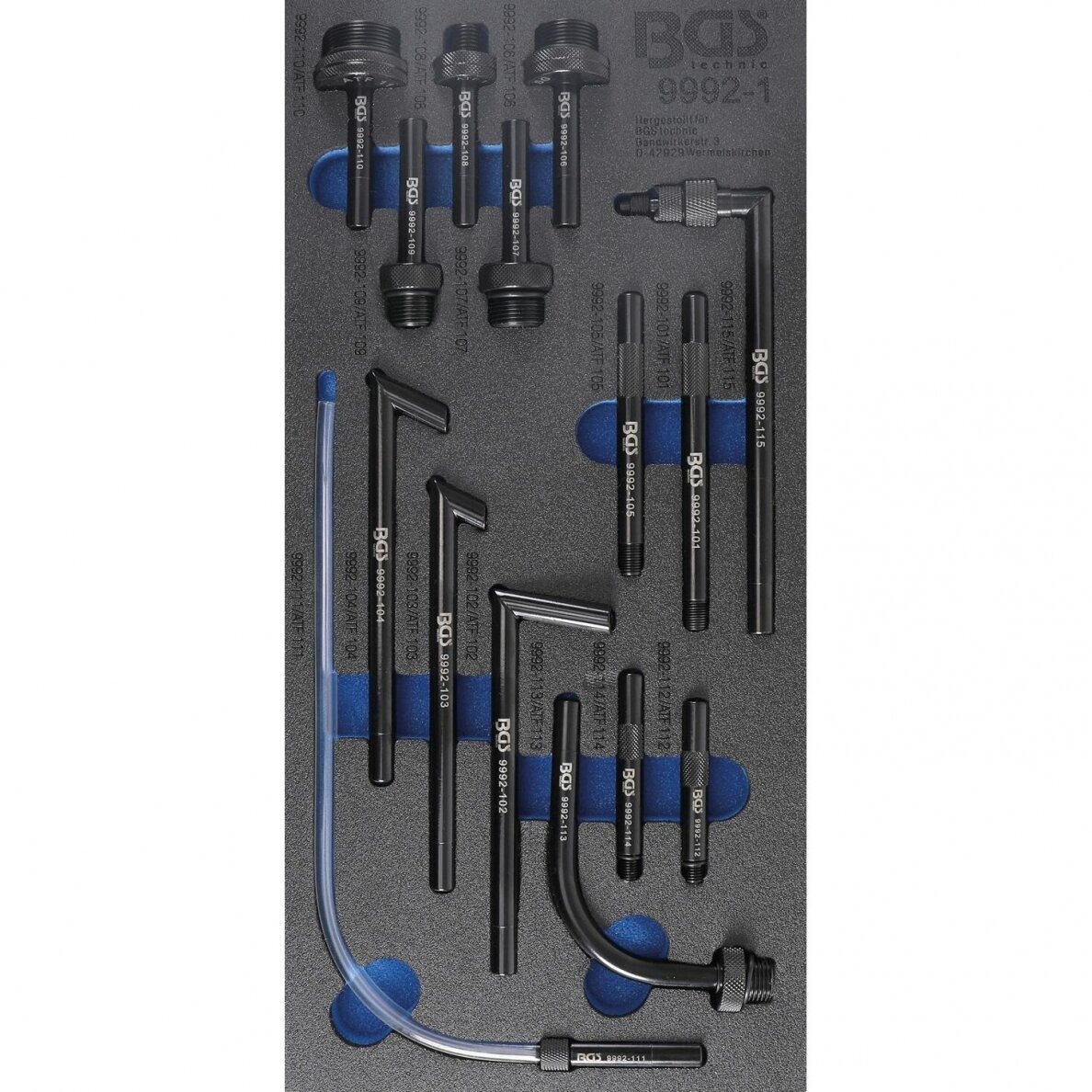 Transmisijos užpildymo adapterių rinkinys 15vnt. Transmisijos užpildymo adapterių rinkinys 15vnt.